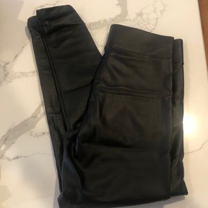 Never worn. New with tags. Faux leather leggings! Size small.